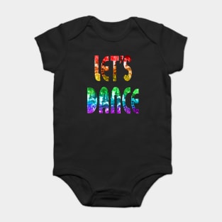 Let's Dance Rainbow Disco Baby Bodysuit